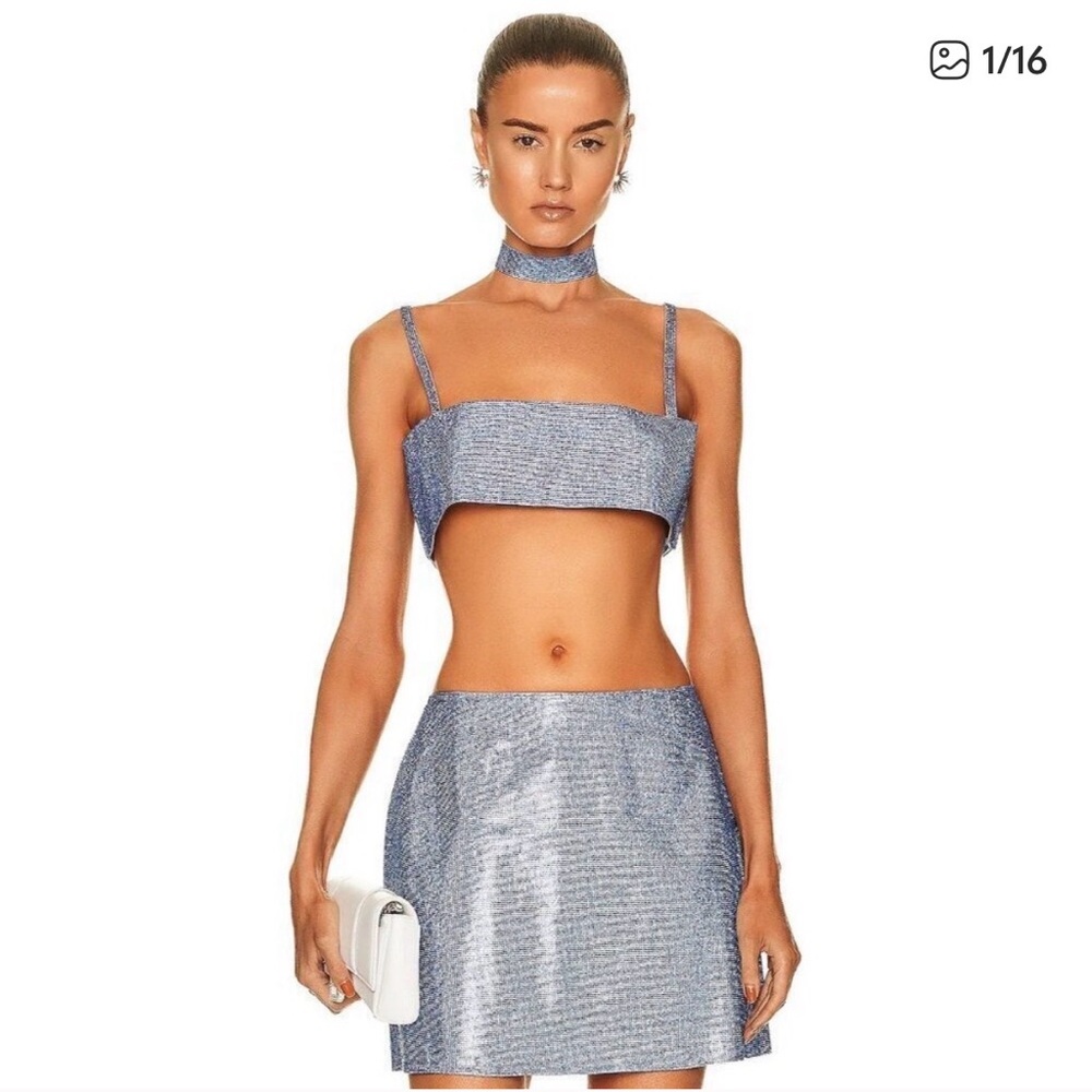 Blue Nué crystal top